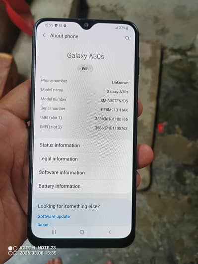 Samsung Mobile A30s 4-64 my WhatsApp 03091940219