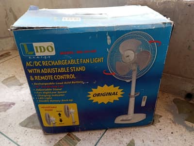 ludo rechargeable fan
