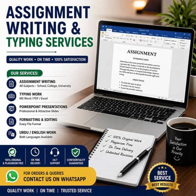 Assignment writing &Typing Services