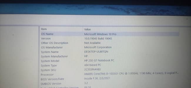 HP G7  Ci5 10 genration  16gb 512 urgent for sale