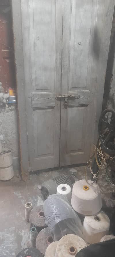 old wooden door