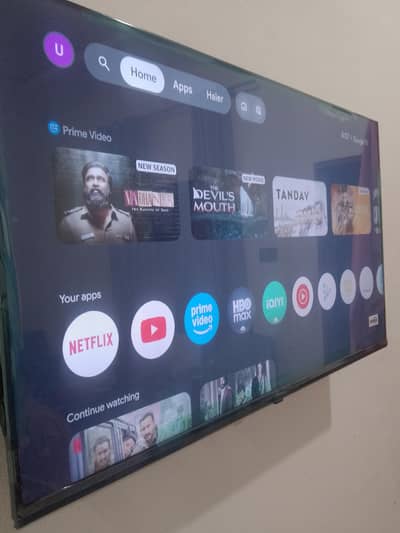 Haier google tv led for sale 40 inch