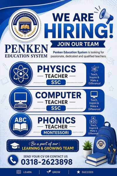 Female Teachers Required for school