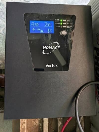 Homage Vertex 1000W Inverter UPS (HVS-1214SCC) - 100% working