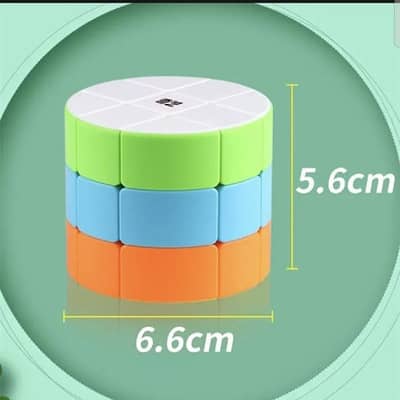 cylindrical baral cube 3 x 3 all new with box