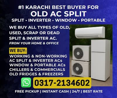 We Buy Old & Dead ACs (Split & Window)