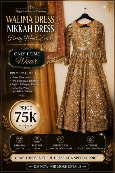 *Walim dress | Nikkah dress | Weeding dress*