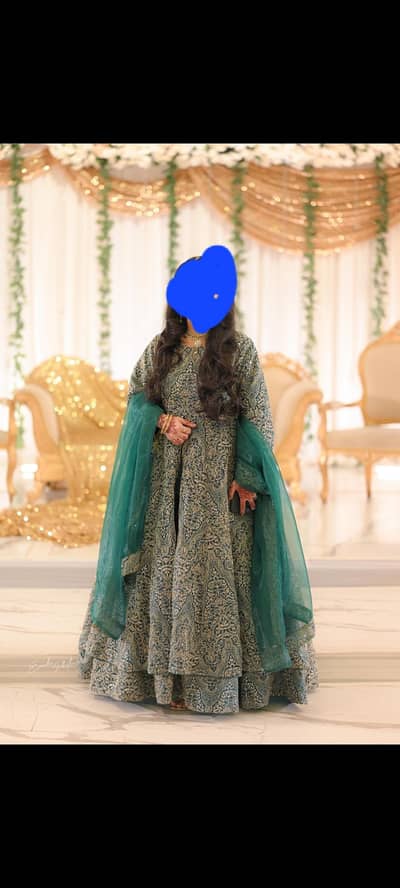 A maxi and dupatta.