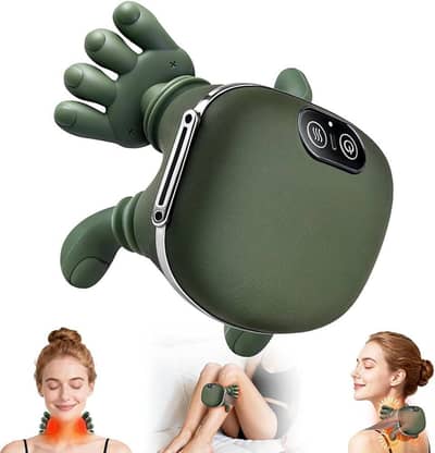 Automatic Self Wireless Wireless Neck Shoulder Back Massager with Heat