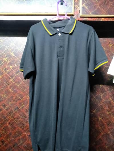 polo shirt in black color new