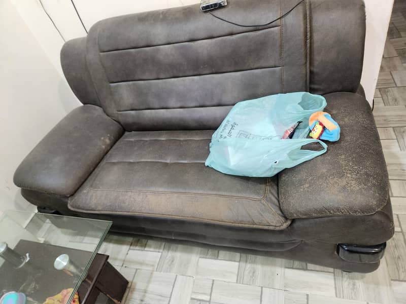 sofa set leather 2