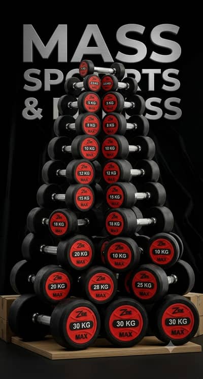 Dumbbell / Weight plates / Kettle Bell / Rods / Home gym / walking pad
