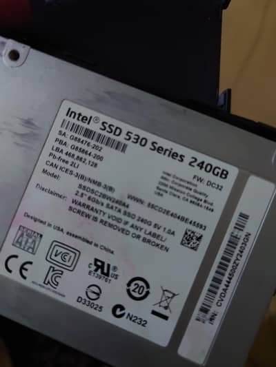 240 gb SSD with case