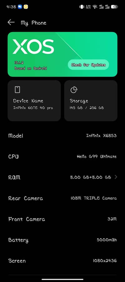 Infinix Note 40