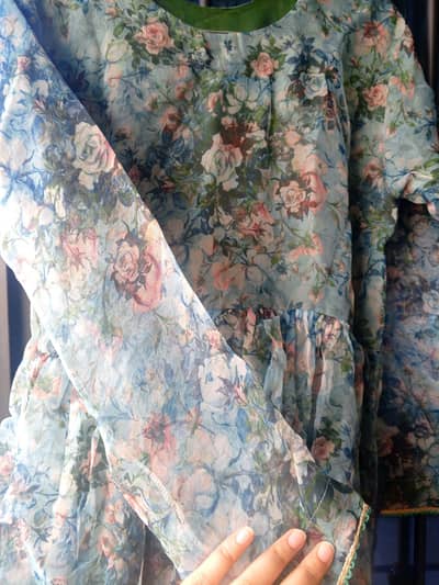 3 piece maxi frock set