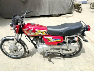 Honda CG 125l 2025 5 month (Red) Karachi  5 month