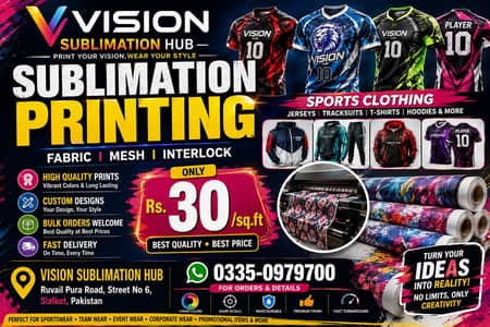 Sublimation Printing Services