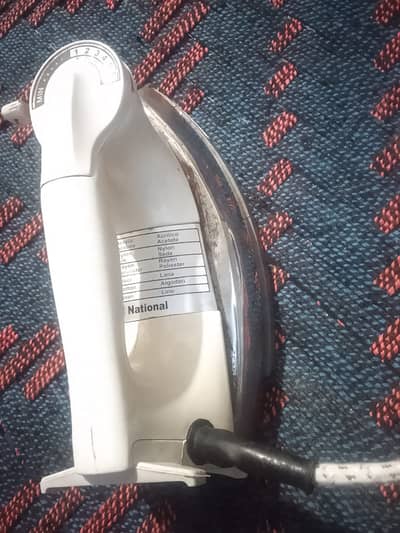 National Iron (istari) white color great condition availble for sale.