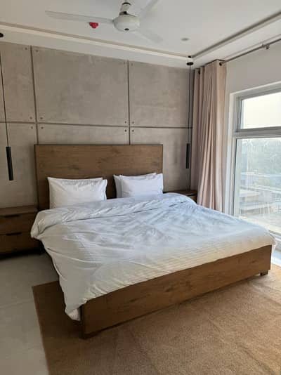 One Bed Furnished Apartment For Rent MM Alam Road Gullberg Lahore