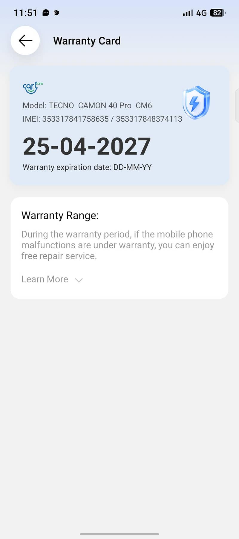 Tecno CAMON 40 Pro 2