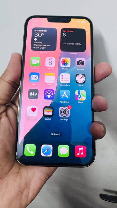 Apple iPhone 13 Pro Max 256gb Non PTA - phone & Box