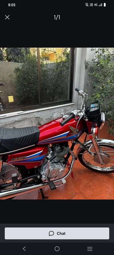 Honda 125 CG 2006 model original totally genian urgent for sale