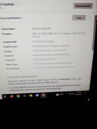 Gaming pc core i5 Ram 12 Gb Best for Gta & Minecraft