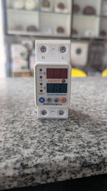 MORA 63A Digital Over & Under Voltage + Over-Current Protection Relay