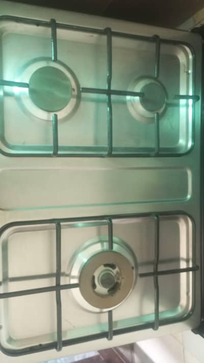 cooking range with micro oven