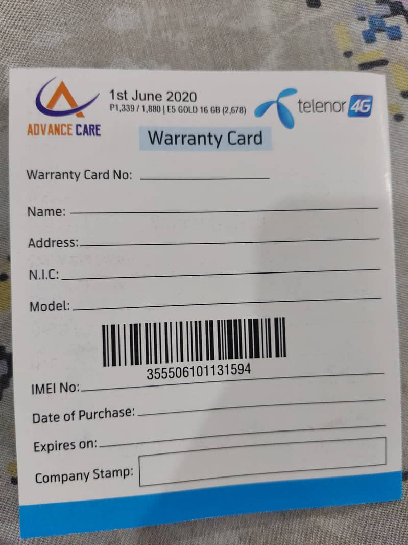 Telenor Infinity E5 2