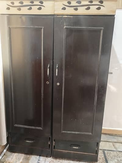 wooden cupboard