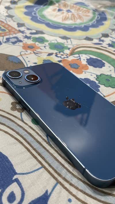 Iphone 13 blue (contact on my WhatsApp 03344069594)