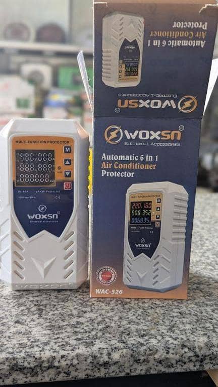 WOXSON WAC-526 40A Automatic 6-in-1 Air Conditioner Protector | Digital Voltage & Current Protection