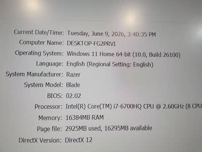 razer blade gammimg laptop