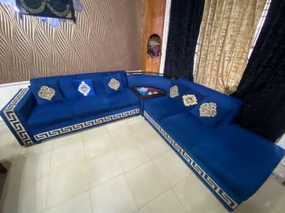 used L shape 7 seater sofa for sale