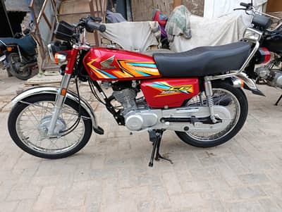 Honda CG 125 Red – Only 106 Days Old | 550 KM Driven | 10/10 Condition