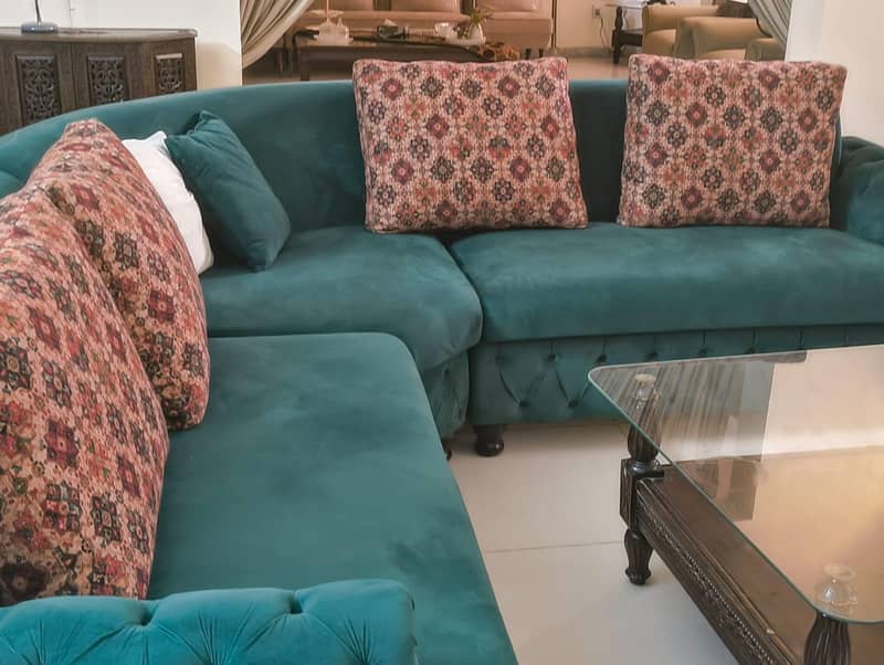 L shap sofa 2