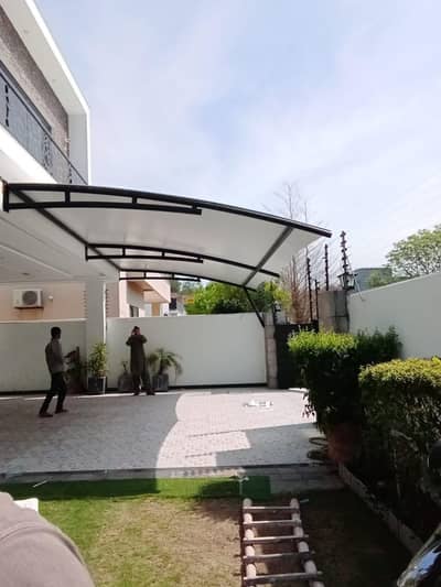 Best car parking shade in Pakistan - Garage porch shade - Pvc car roof