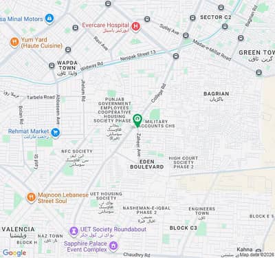 4 MARLA OFFICE SPACE AVAILABLE FOR RENT IN MILITARY ACCOUNT HOUSING SOCIETY COLLEGE ROAD LAHORE .