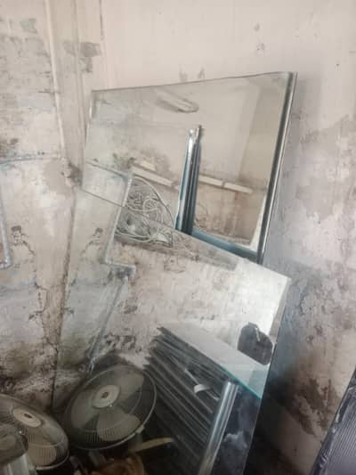 mirror and glass frame