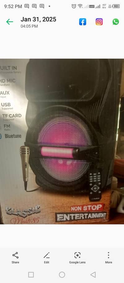 Audionic speaker Mob 03158001971