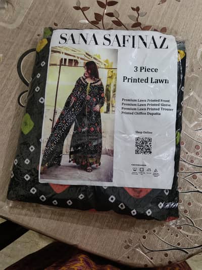 unstich 3 piece printed lawn suit