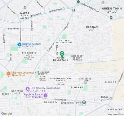 5 MARLA UPPER PORTION FOR RENT IN EDEN BOLUEVARD HOUSING SOCIETY COLLEGE ROAD LAHORE .