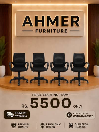 Computer chair/Study Chair/Office chair/Revolving chair/Visitor chairs