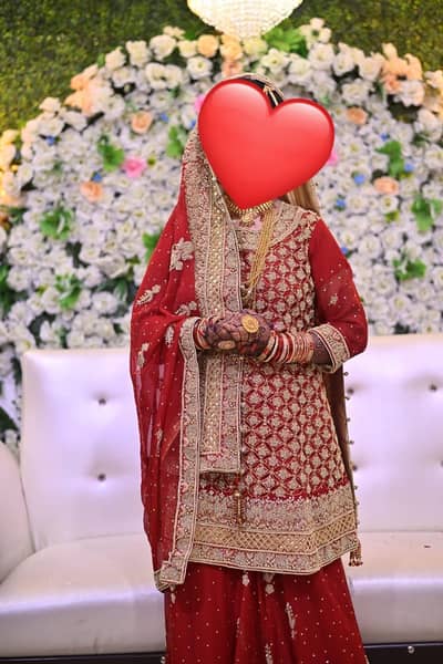 Bridal sharara for barat