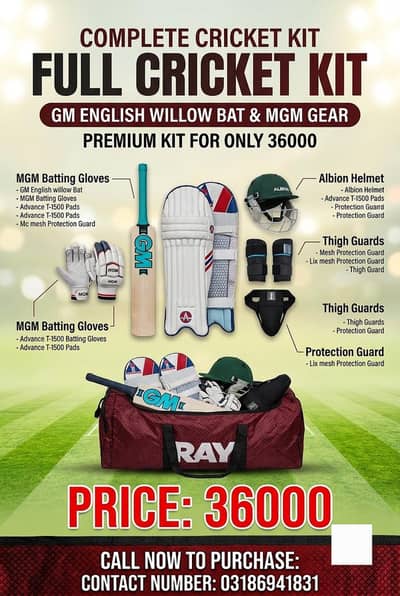 hard ball  Cricket Kit Of English company Gray Nichols ,