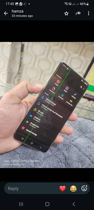 Samsung Mobile S20 Plus