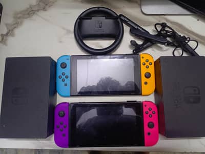 Nintendo Switch Original 2017 Model – Complete Set | 2 Consoles