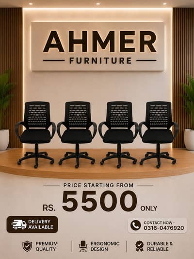 Computer chair/Study Chair/Office chair/Revolving chair/Visitor chairs