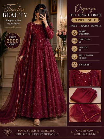 organza frock and dresses for sale
